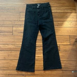 Time and Tru Black Flare Jeans